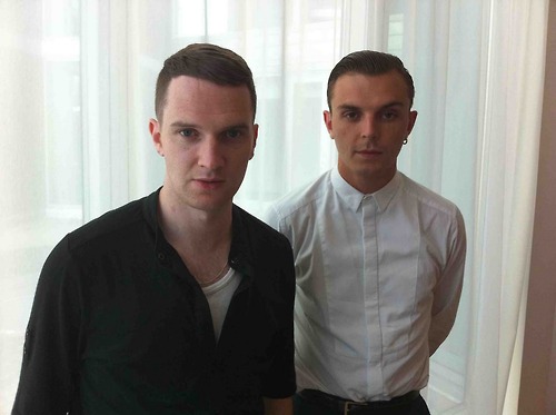 The lineup Theo Hutchcraft vocals Adam Anderson electronics guitar 